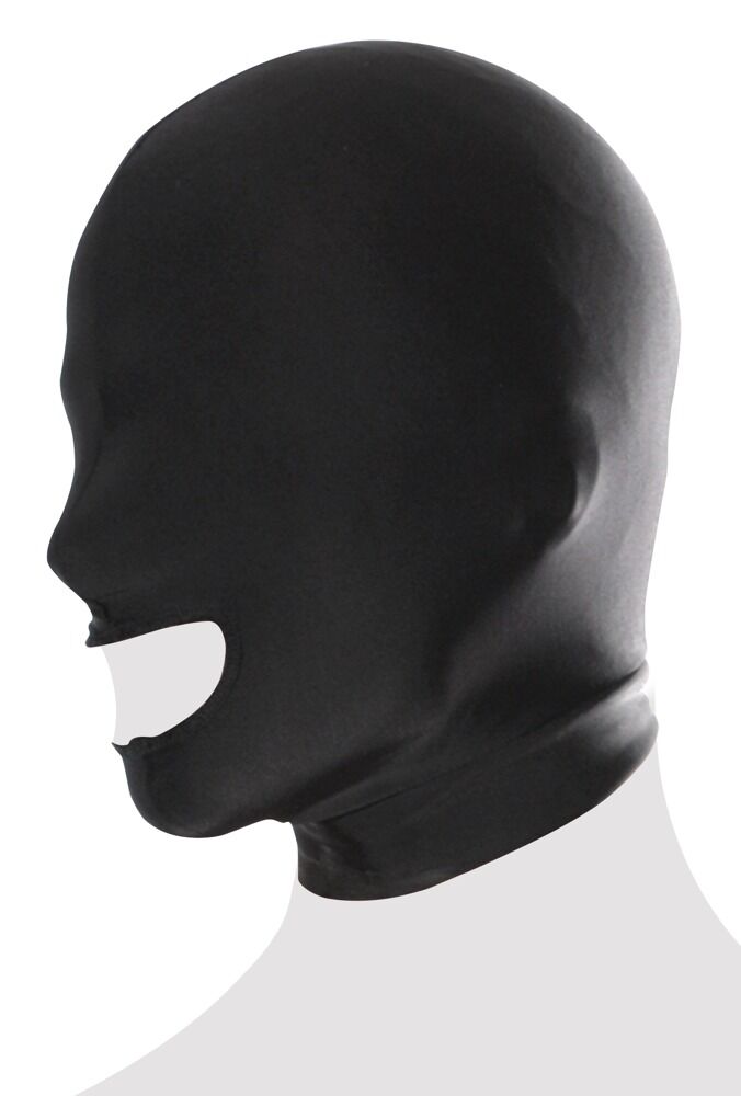 Μάσκα κεφαλιού με άνοιγμα για το στόμα - spandex open mouth hood fetish fantasy series